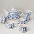 Handcrafted Blue Teapot and cup set (1 Kettle and 6 cups)